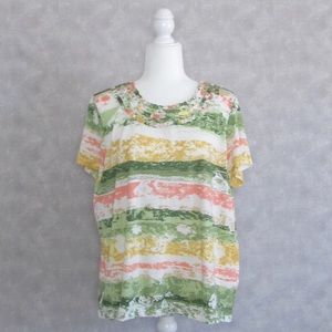 ALFRED DUNNER | Multi Color T-Shirt